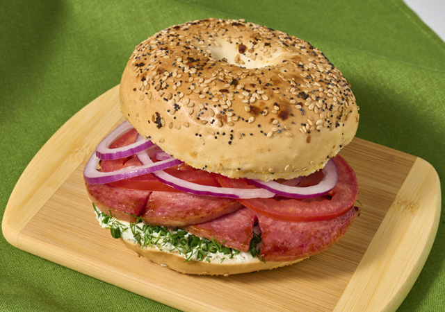 Bagel, Taylor Pork Roll & Cream Cheese