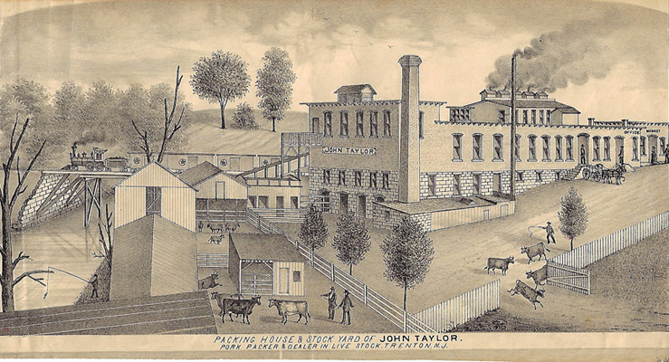 Taylor Packing House Etching
